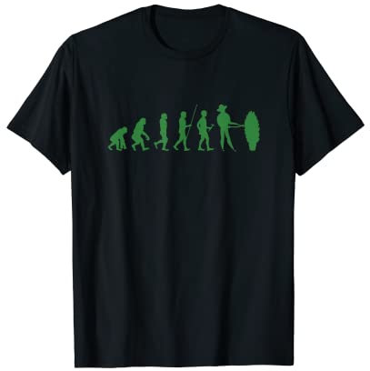Jardinero Evolución Jardín Horticultura Regadera Bush Regalo Camiseta
