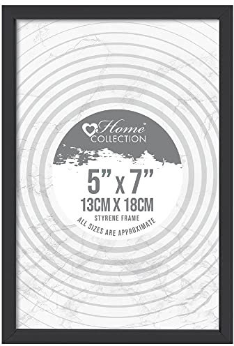 Premium Photo Frame Solid Rectangular Frame 5x7 Inches Styrene Picture Frames