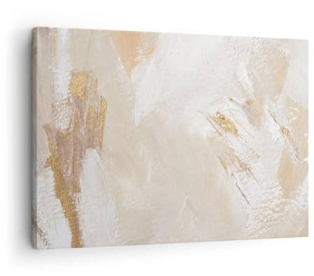 ARTTOR Tableau sur Toile Décoratif 70x50 cm Abstrait Pastel - 5371