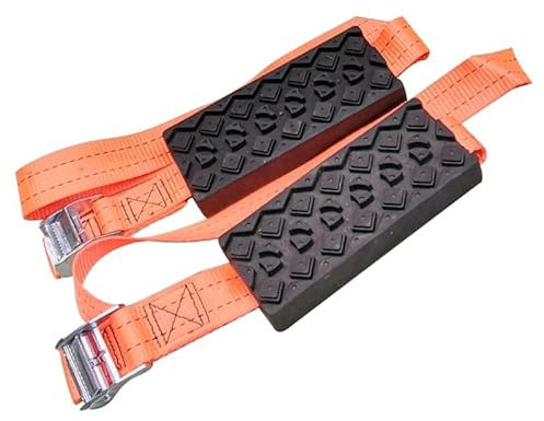 2 Stück Rad-Reifenkette, Traktionshilfe Gripmatte Anfahrhilfe Sandbleche Offroad für Geländewagen Wohnmobil für Universal für alle Reifenarten,Reifen-Traktionsgerät für Schnee Schlamm Sand