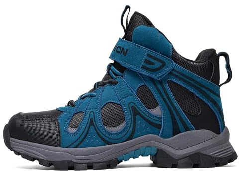 ASHION Enfant Chaussures Randonnée Bottes Hiver Garçon Fille Chaude Bottes de Neige
