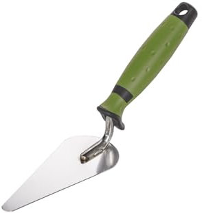 Colorus Profi Katzenzungen Kelle 140 mm | Maurerkelle Edelstahl, rostfrei | Zungenkelle mit 2K Griff | Putzkelle Putzerkelle | Stuckateurwerkzeug