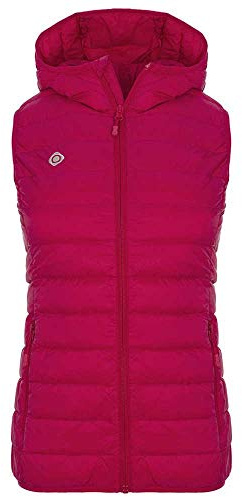 Izas Garda Chaleco De Plumas, Mujer, Frambuesa/Frambuesa, M