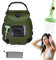ZoneYan Campingdusche Solardusche, Außendusche Tasche, Solar Gartendusche Tasche, Campingdusche Warmwasser, 20L Tasche Outdoordusche mit Duschkopf, Schlauch, Griffstange und Aufbewahrungstasche