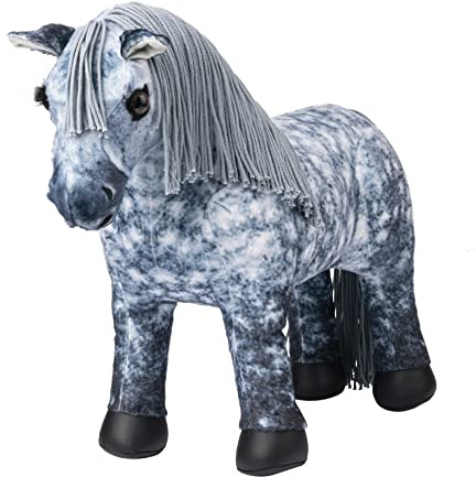 LeMieux Toy Pony Sam for Kids - Grey - Soft Coat - Flexible - Suitable for Ages 3 Years +