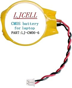 LJCELL CMOS Battery for IBM Lenovo Thinkpad T430 T450S T460 T460P T480S DELL Latitude E5450 E5430 E5440 E5530 E6420 E6320 E6330 Inspiron 9400 Laptop BIOS RTC CR2032 Battery with 2 Wire