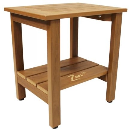 Zen Schwarz - Kunststoff Duschbank - Duschstuhl - Duschsitz - Duschsitze für Erwachsene - Duschbank - Duschstuhl für Innendusche - Badezimmerbank - Kleiner Duschstuhl