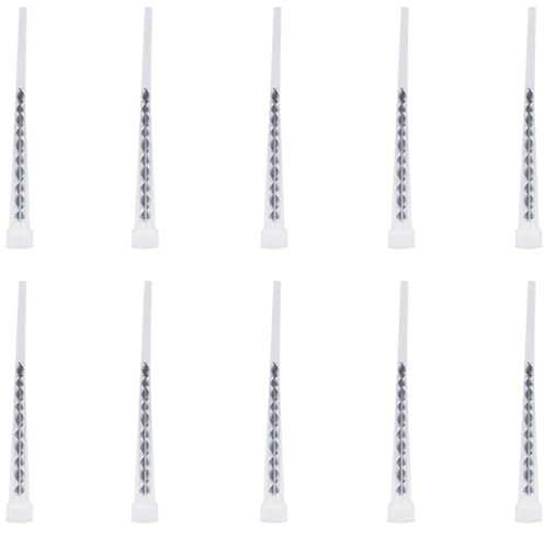 bricoleva.it Grifo mezclador para anclaje químico bicomponente – Boquilla de repuesto universal con mezclador (10 unidades)