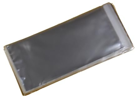 celloexpress Barre de chocolat - 86 mm x 160 mm + rabat de 30 mm - sachets cellophane pour présentoir 30 microns autocollants - Petite Cello - Lot de 100