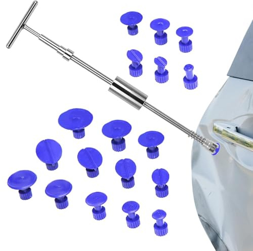 Kit de reparación de abolladuras de coche - Renovación versátil de defectos - de extracción para reparación de carrocería - destinado a lavadoras, principiantes,