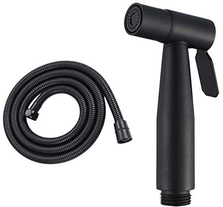 Kit De Pulvérisateur De Bidet De Toilette Noir. Ensemble De Prise En Main En Acier Inoxydable Pour Robinet De Bidet De Nettoyage Personnel De Salle De Bain Kit bidet noir 2.