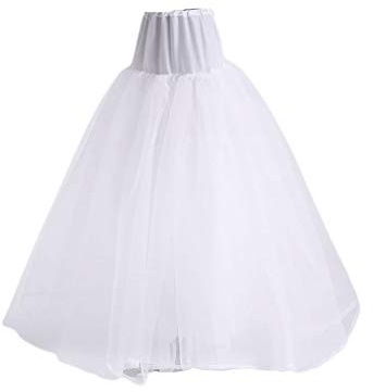 GUMEI Enagua, 3 Capas, Red Dura, Soporte Suave, sin aro, Vestido de Novia, Enagua mullida, Falda de Forro de Boda para Novia, Faldas deslizantes para Mujer y Mujer