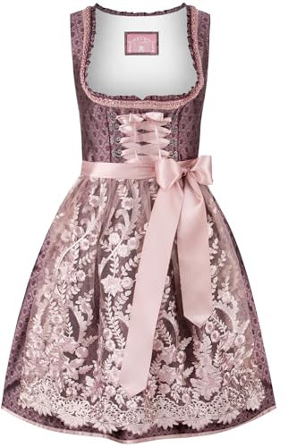 Stockerpoint Damen Palina Midi Dirndl, Bordeaux, 38