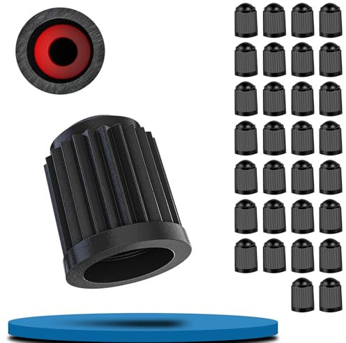 30 Pezzi Tappini Gomme Auto, Tappi Valvole Pneumatici Auto Resistente ai Raggi UV, Tappi Ruote Auto Resistente all'Acqua e alla Polvere, Tappi Pneumatici Universale per Auto, Moto, Biciclette, ecc.
