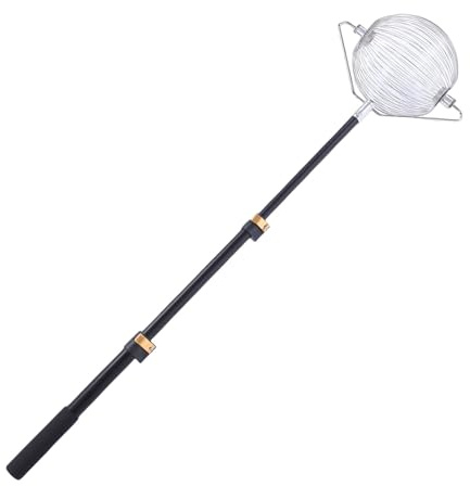 ZDAGELD Collecteur de Noix, Balles de Tennis, Pommes, Oranges, Poires, Fruits Multifonctions, Cage à Balles Télescopique pour Pelouses, Zones Sablonneuses, Terrains de Sport, Poignée
