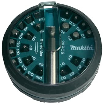 Makita B-28911-6 Screw Bit Disc Set - Multi-Colour (28-Piece)
