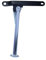 Zündapp Chrom/schwarz Seitenständer 29cm