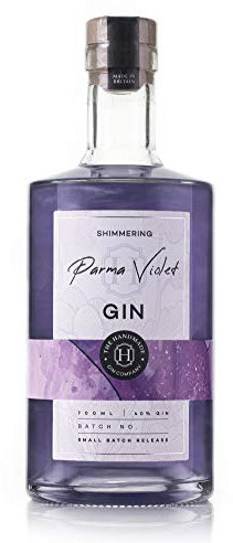 Parma Violet Handmade Gin 70cl - Shimmering Premium Craft Gin - 40% ABV