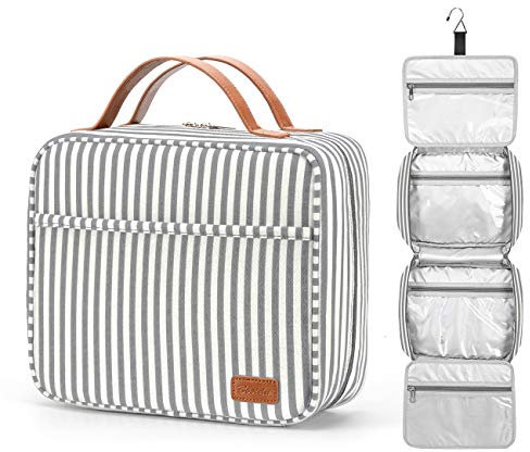 Trousse de Toilette, Trousse de Toilette Voyage pour Femme, Grande Capacité Toilette Voyage Imperméable et Suspendu, Trousse Maquillage Femme et Homme Trousse Maquillage Voyage