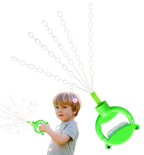 Bastone per bolle per bambini – divertente bolla per giocare all'aperto, asta creativa portatile, facile da impugnare, sicuro, non tossico, divertimento senza fine | cortile per bambini e ragazze