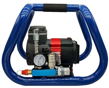 Akku Kompressor Druckluftkompressor für Makita 18V Akku, 3L 8bar Tragbarer Geräuscharmer Luftkompressor für Reifenbefüllung, Autoaufbereitung, Autoreparatur, Industriereinigung, Hausanstrich, Zimmerei