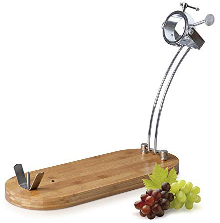 Metaltex Rotating Wooden Ham Holder, Black, Standard