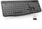 TECURS Wireless Keyboard White Backlit, 2.4G Silent Keyboard Wireless Gaming with Multimedia Keys for Windows/Mac/PC, QWERTY UK Layout, Black