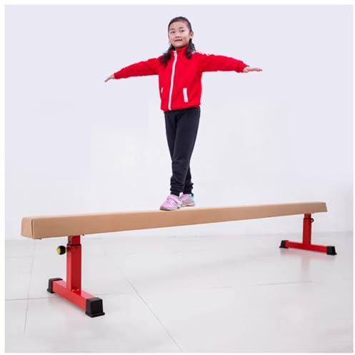 LXLZYXSF Schwebebalken Gymnastik Training Schwebebalken Mit Höhenverstellbaren Beinen, Gymnastik Mit Hohem Und Niedrigem Balken Für Zuhause Kindergarten, Sportgeräte - Geschenk Für Die Tochter