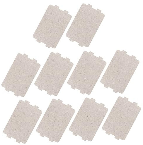 CONGARTENO 10 pezzi Piastra Mica per Copertura per Guida Onda e Isolante Facile Installazione Compatibile con Forni Varie Marche