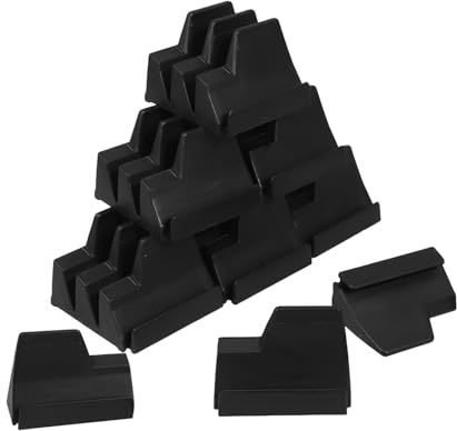 LOORGVEL Modular Wrench Organizer Rack Abs Compact Tool Storage Holder for Stubby and Ratchet Spanners, Black Wrench Organizer for Home, Workshop, Garage, and Factory Use