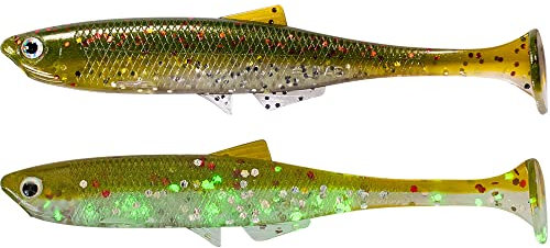 LMAB Bleak Shad 6 cm, 9 cm, 12 cm, 15 cm, 18 cm KÖFI - Gummifisch Angelköder - Gummiköder für: Zander, Barsch, Hecht & Forelle - Zanderköder Hechtköder - Kunstköder