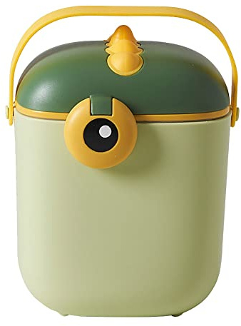 Uposao Dispensador de leche en polvo para bebé,Contenedor portátil de leche en polvo para bebé, dispensador de leche en polvo, recipiente con raspador y cuchara para almacenar alimentos de frutas