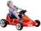 AIYAPLAY Electric Go Kart, 6V Battery Powered Kids Go Kart with Music, Light, Horn, Kids, Ride on Car for 3-5 Years, Red