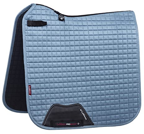 LeMieux Suede Dressage Square Ice Blue S/M