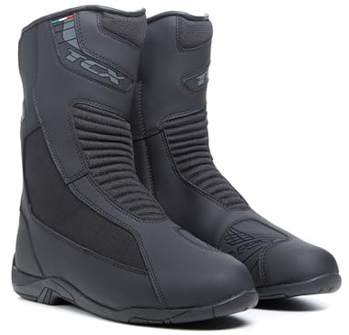 TCX - Explorer 4 Gore-Tex, Herren-Tourenstiefel mit Wasserdichter und Atmungsaktiver Gore-Tex-Membran, Obermaterial aus Mikrofaser, Reißverschluss und Klettverschluss, Schwarz
