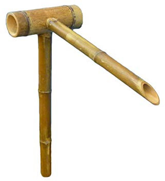 WYBF Fontaine Exterieure De Jardin Cascade,Jardin Fontaine d'eau Bambou Eau Caractéristique Pompe Paysage d'eau Décoration De Jardin Japonais,50cm