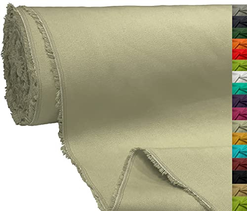 A-Express 100 % bomullsduk tygmaterial klädtillverkning tyg gardinväskor 145 cm bred 250 GSM säljs per meter - 2 meter 200 cm x 145 cm aska