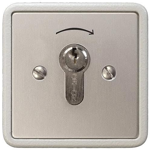 Kaiser Nienhaus Schlüsselschalter Unterputz Frontplatte, 1 S