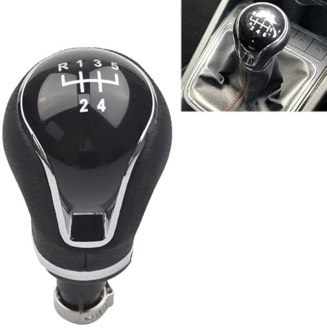 Cakievro Pomo de palanca de cambios para SEA=T IBIZA IV (6j) 2009 2010 2011 2012 2013 2014 2015 2016 2017 pomo de palanca de cambios (5 marchas)