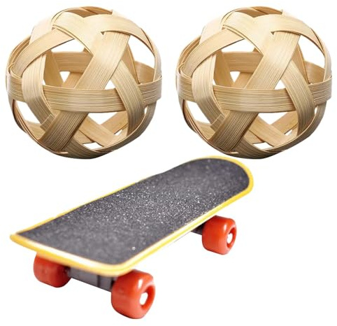 Palla per l'alimentazione delle tartarughe, palla per e skateboard, set di giocattoli per, giocattolo per, palline per l'alimentazione con skateboard da allenamento,