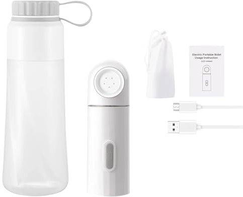 Rechargeable Electric Portable Bidet Personally Hyqiene Cleansing Tool Female Butt Wash Washer Waterproof Handheld Bidet Travel Shower Sprays