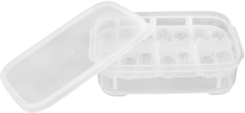BESPORTBLE Boîte D'incubation Compacte pour Œufs de Reptiles en Plastique Blanc 14 Compartiments Supportant Une Utilisation Répétée pour Élevage de Reptiles et Serpents