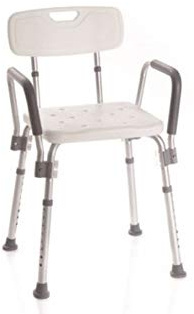 SEDILE DA DOCCIA CON BRACCIOLI E SCHIENALE cod.art. RS839