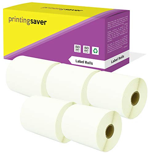 Printing Saver 100 x 210 mm 5 Thermodirekt-Etiketten (200 Stück/Rolle, weiß) kompatibel für Zebra Toshiba Citizen Sato Honeywell Intermec Datamax CAB Eltron Godex Orion UPS Wasp Etikettendrucker