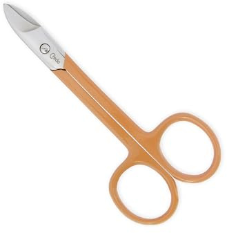 CREDO Fußnagelschere, gebogen, POP ART, vernickelt, orange