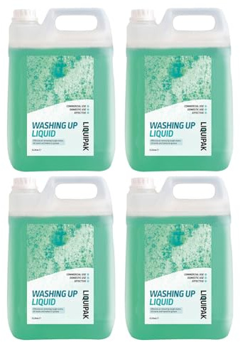 Liquipak Washing Up Liquid Refill 20L – Concentrated Dishwashing Liquid, Tough on Grease & Stains, Bulk Eco-Friendly Soap for Home, Catering & Commercial Kitchens