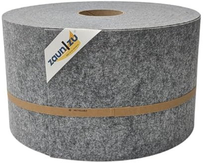 zaun|zu® Vlies 50 m Sichtschutzstreifen für Doppelstabzaun | Nachhaltiger Sichtschutz mit Privatsphäre | UV-beständig & wetterfest | Blickschutz