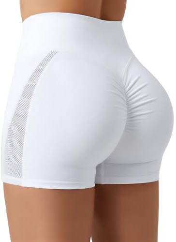 STARBILD Shorts Deportivo Push Up Mujer, Leggings Corto Cintura Alta Scrunch Butt, Mini Mallas pour Gym Fitness Yoga