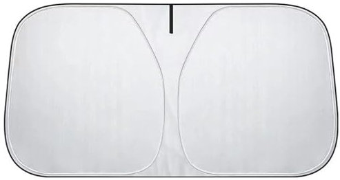 Sonnenblende Auto Für Tesla Für Modell 3 YXS Auto Frontscheibe Sonnenschutz Fenster Sonnencreme Visier Sonnenschutz Blockiert UV Strahlen Schutz Sonnenschirm Autoscheiben Sonnenschutz(Farbe:145x80cm)