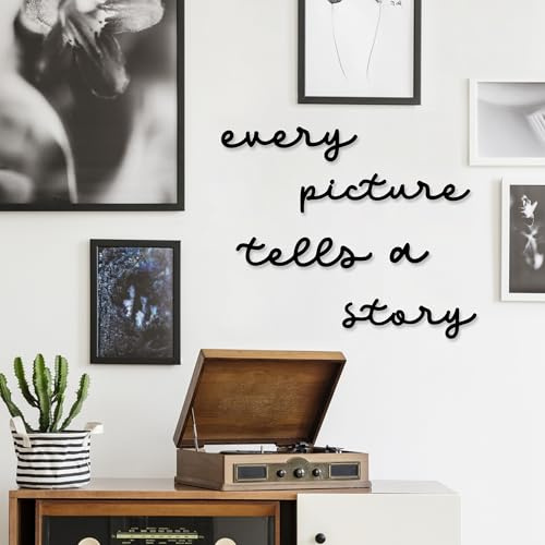 Xedatric Home Sign Metal Wall Art Every Picture Tells A Story Decor